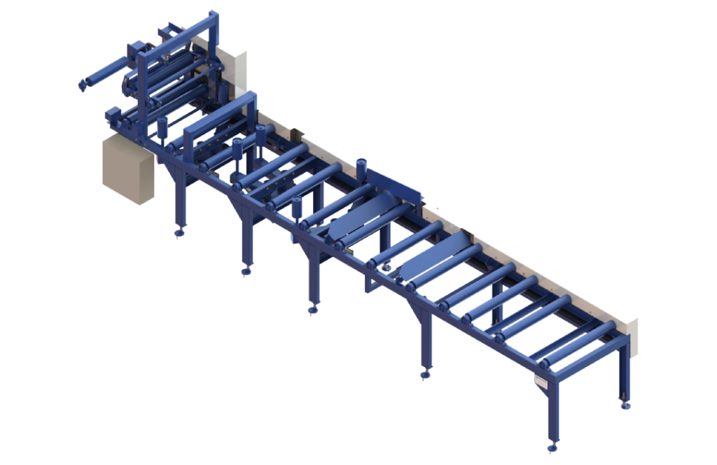 Mesa Roletada Engrenada com Centrador de Bloco Dallabona Máquinas