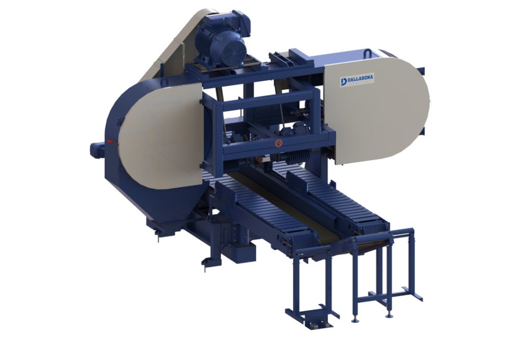 Serra Fita Horizontal Duas Entradas Dallabona Máquinas